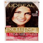 LOREAL HAIR COL.EXC.(3) NAT.DARK BROWN